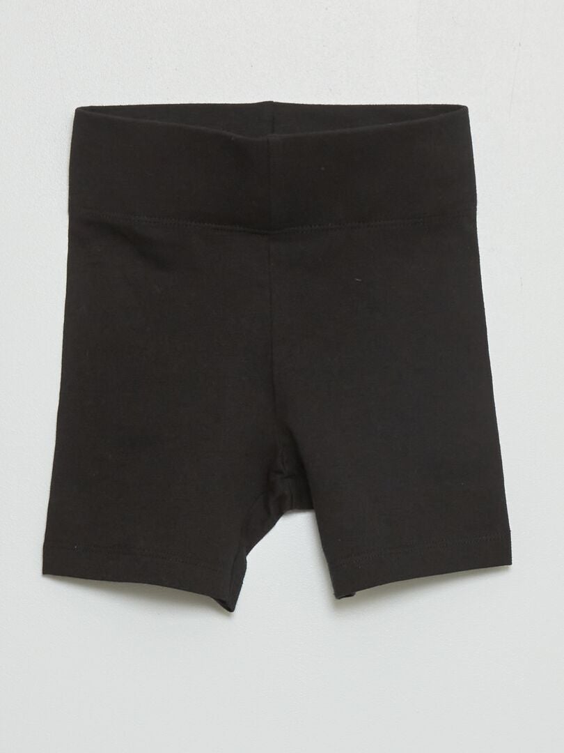 Pantalones cortos de punto - Negros
