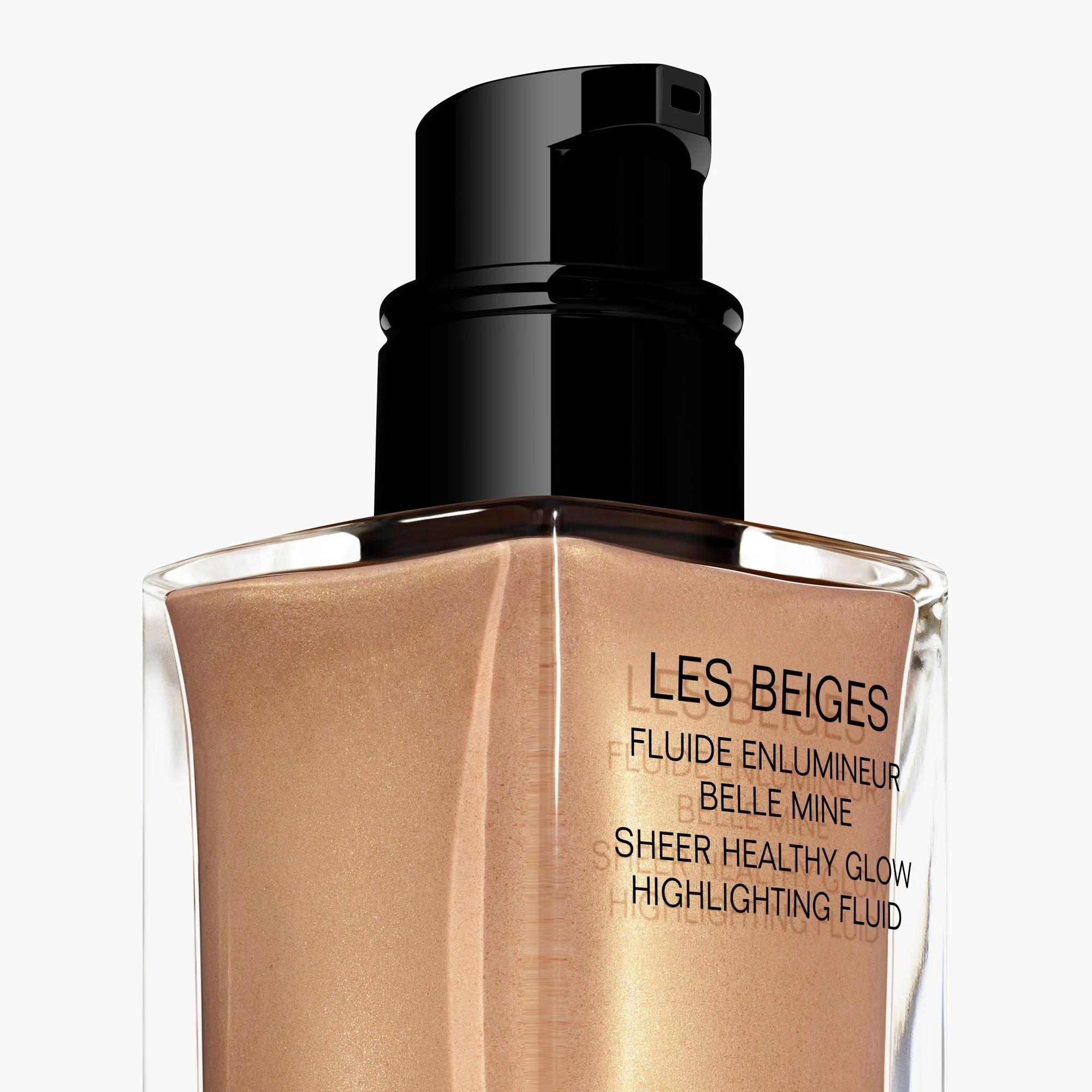 LES BEIGES FLUIDE ENLUMINEUR BELLE MINE - FLUIDO ILLUMINANTE DEL COLORITO EFFETTO IRIDATO. EFFETTO RADIOSO LUMINOSO. VISO E CORPO.