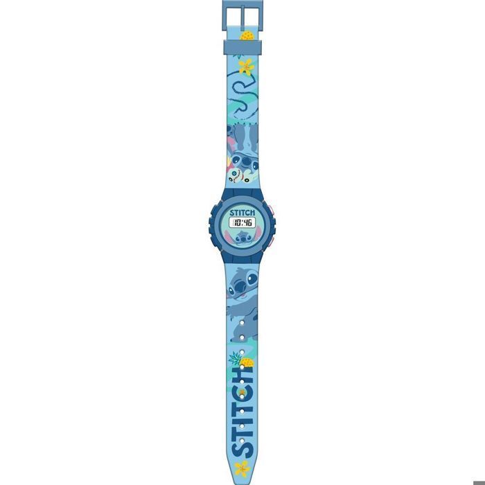 Children's Watch - KIDS LICENSING - Disney Stitch - Playful Design - Easy-to-Read Dial - Plastic