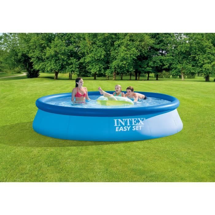 Intex Easy Set™ Above Ground Self-Supporting Pool Kit - 396 x 84 cm - Round (Supplied with a pump and cartridge) - 28142NP