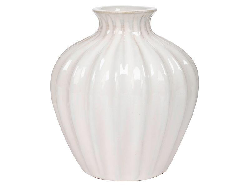Wazon ceramiczny 15 cm biały