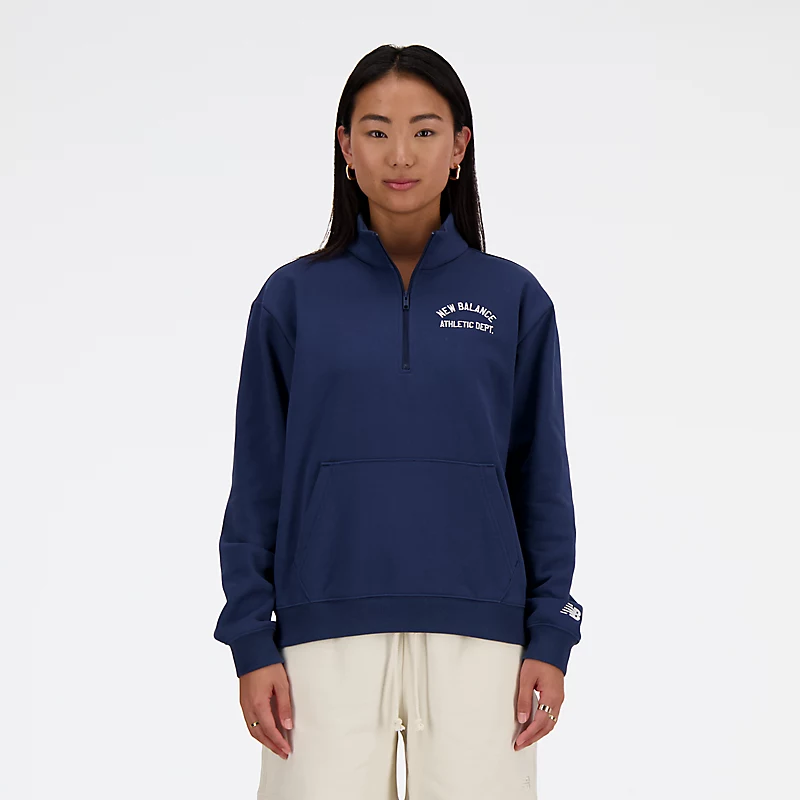 Femme Sportswear Quarter Zip greatest hits - NB NAVY