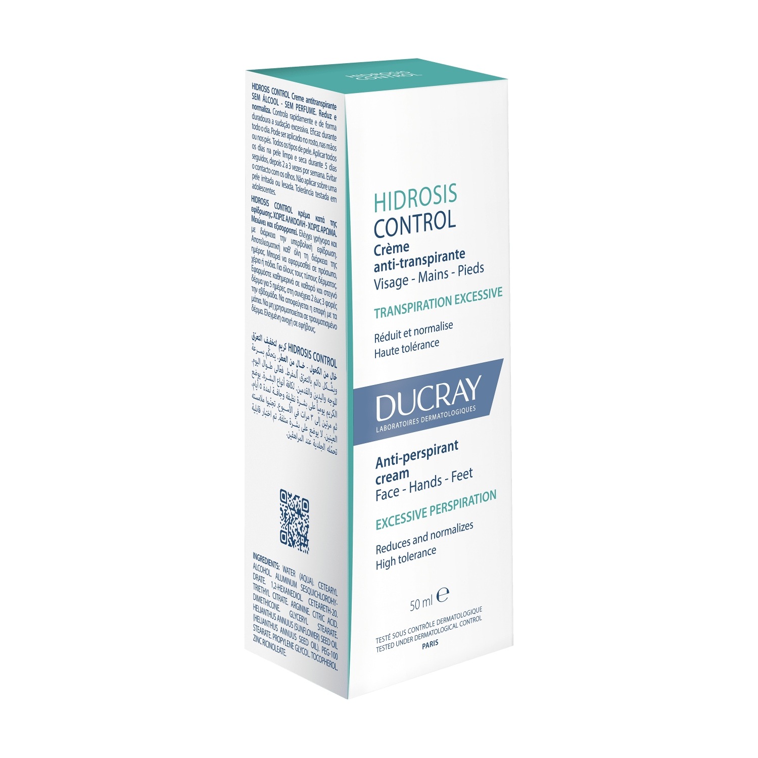 Ducray antiperspirant dezodorans krema za kontrolu vlage – 50 ml
