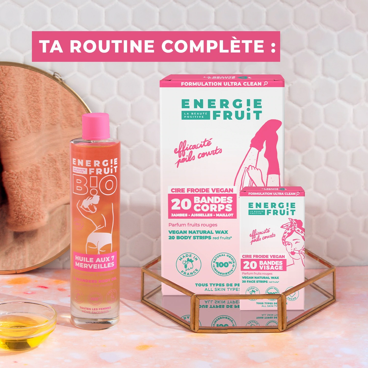Energie Fruit cire froide vegan