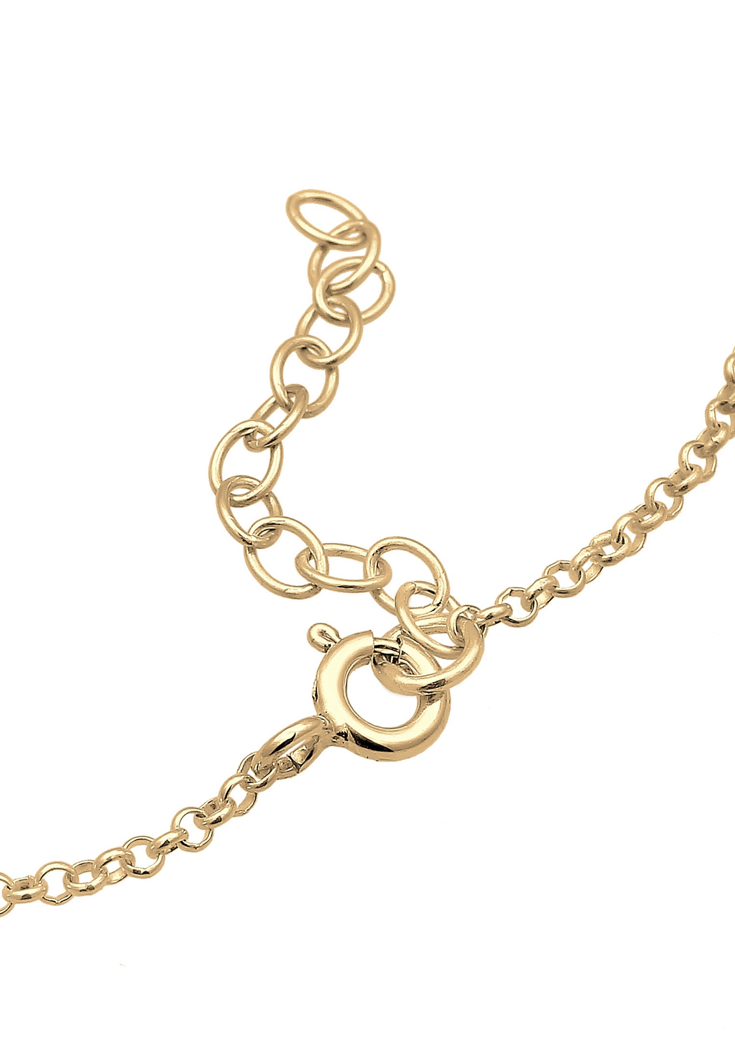 Elli Femmes avec plaquettes et cristaux en argent sterling 925