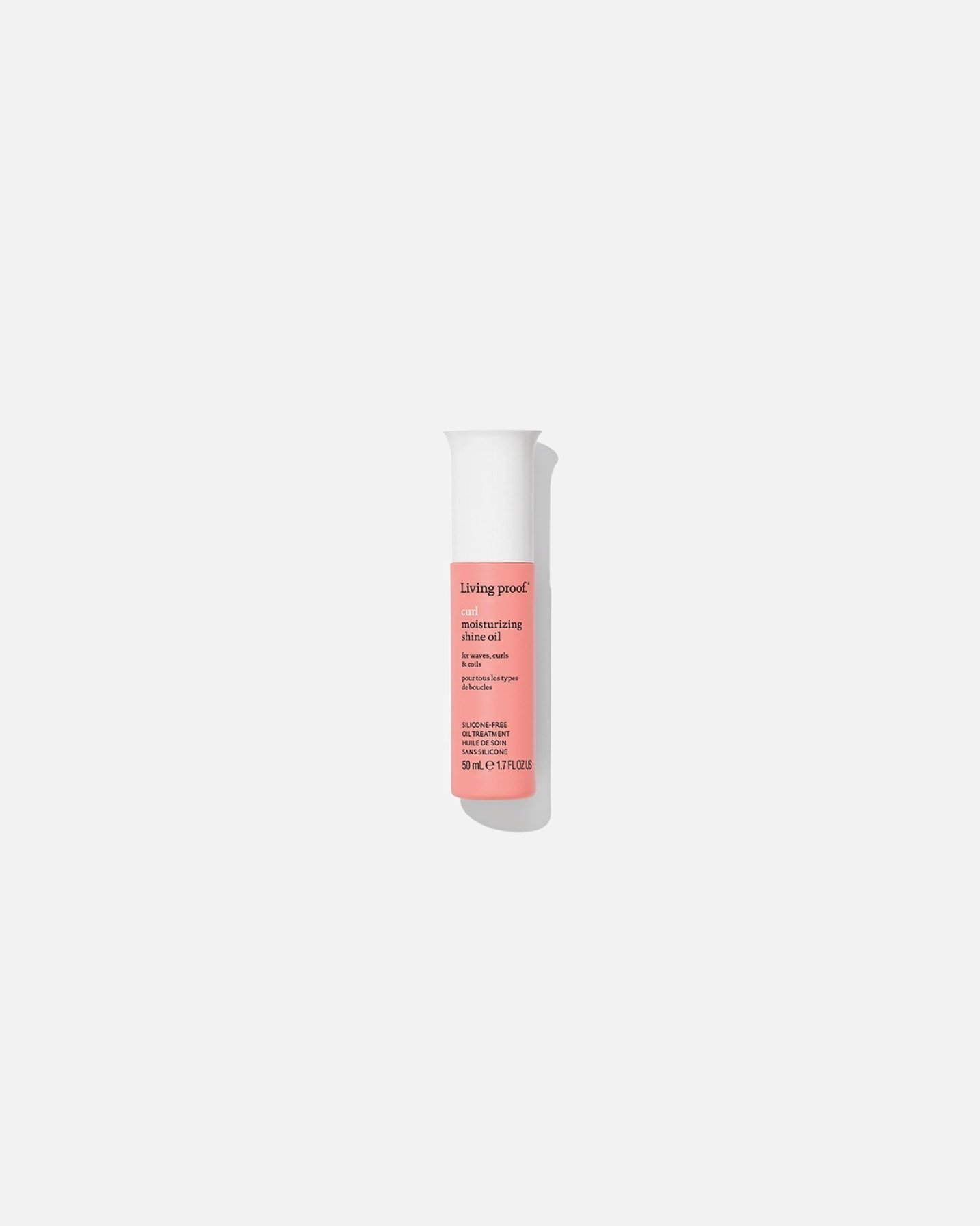 „Living Proof“ plaukų aliejus garbanotiems plaukams – drėkinamasis blizgesio suteikiantis aliejus – 50 ml