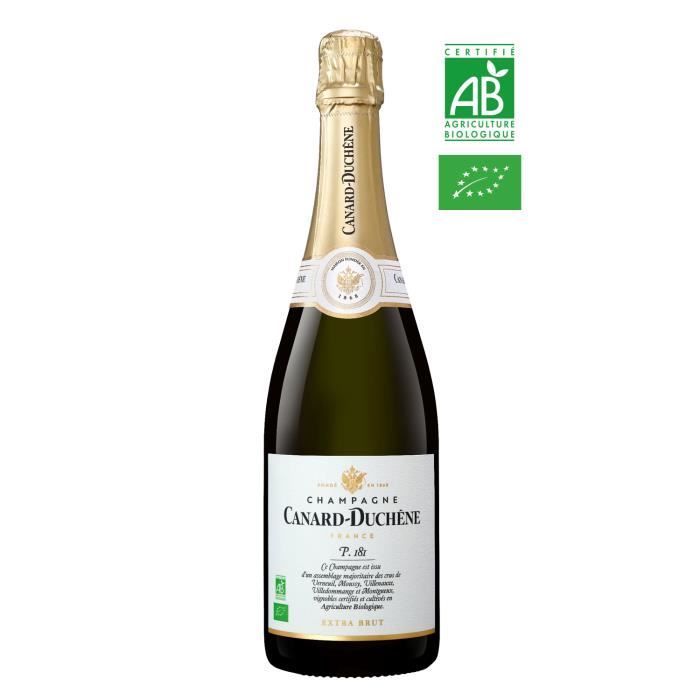 Canard Duchêne Champagne, Pakket 181, Biologische Extra Brut - 75 cl