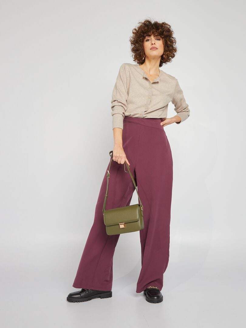 Vest met lange mouwen - BEIGE