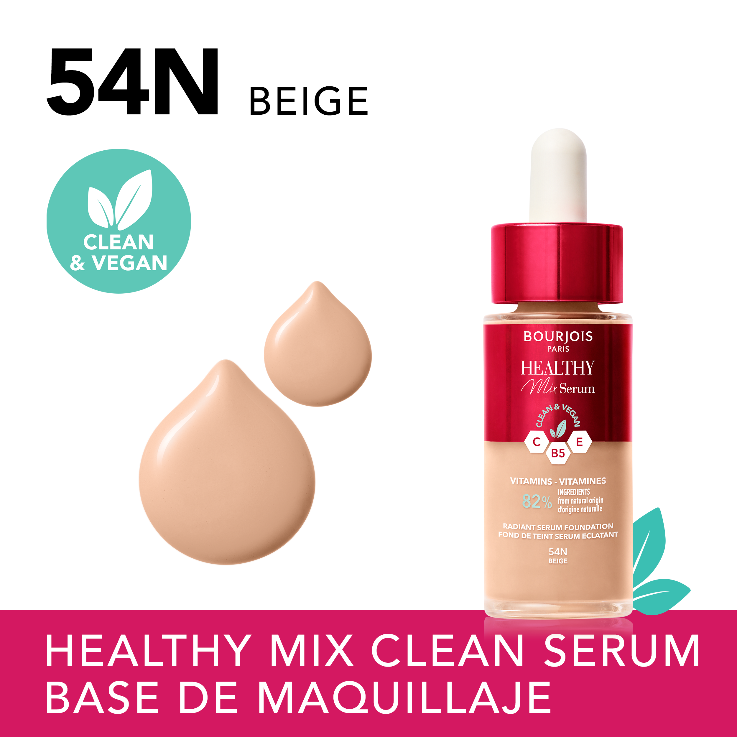 „Healthy Mix“ serumo makiažo pagrindas Makiažo pagrindai