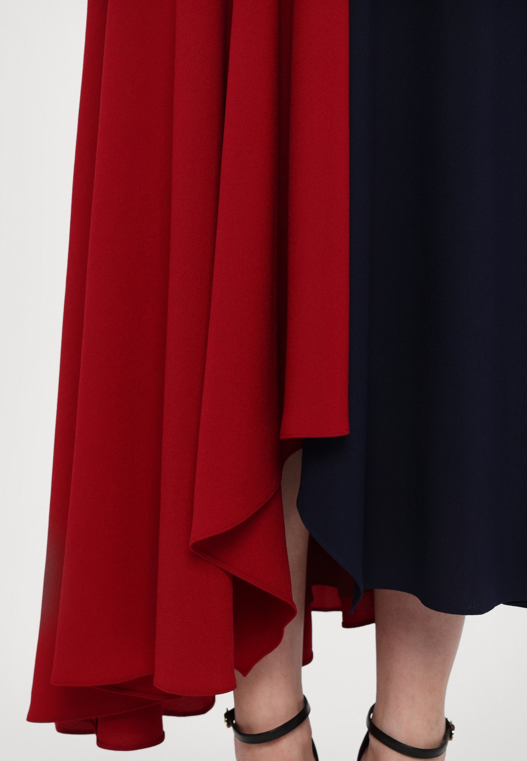 Roksanda MIRAL JURK - Cocktailjurk / Feestjurk - fuchsia/karmozijnrood/marineblauw