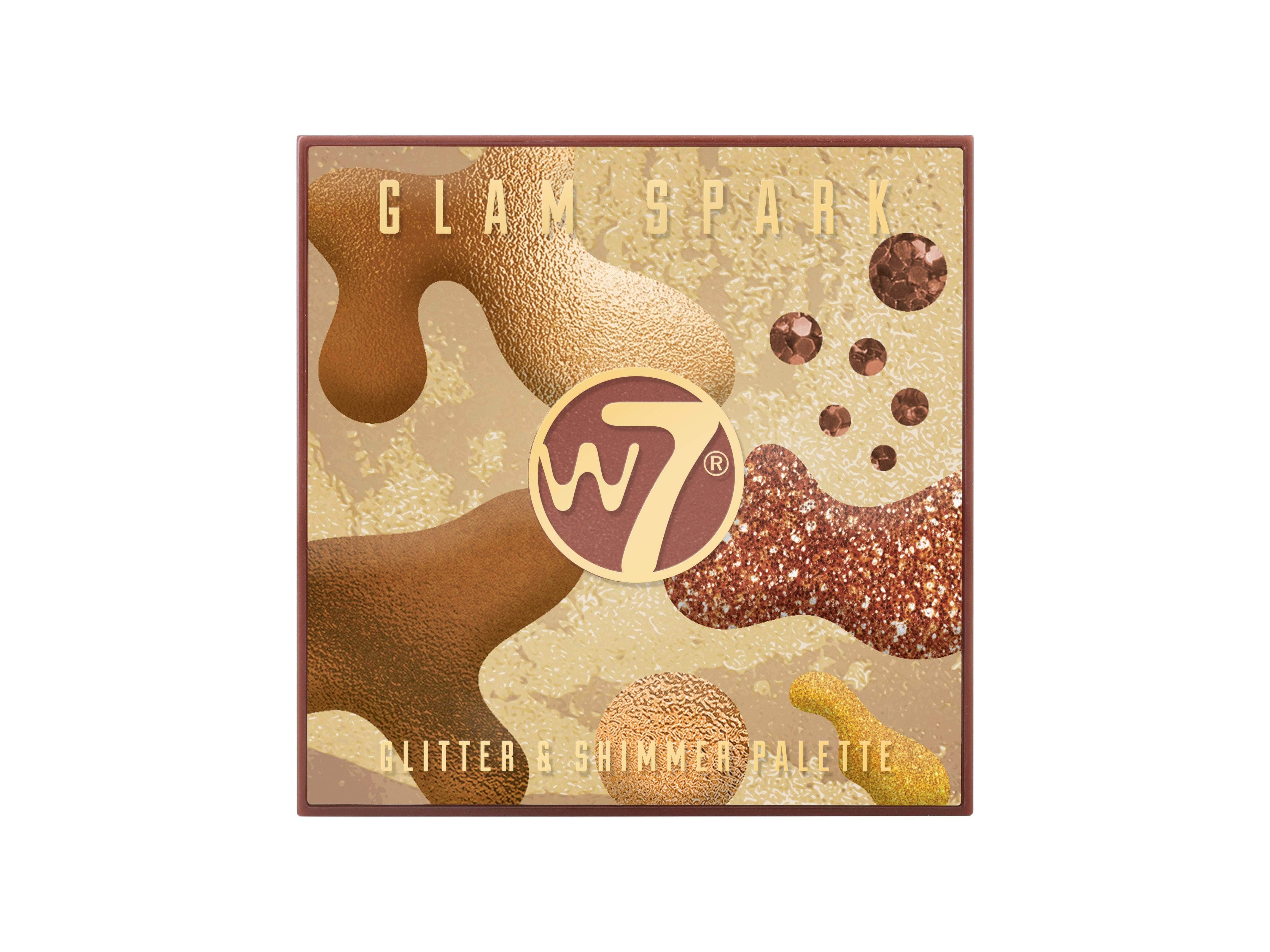 Paleta očných tieňov Glam Spark Glitter & Shimmer Palety očných tieňov a líčenie