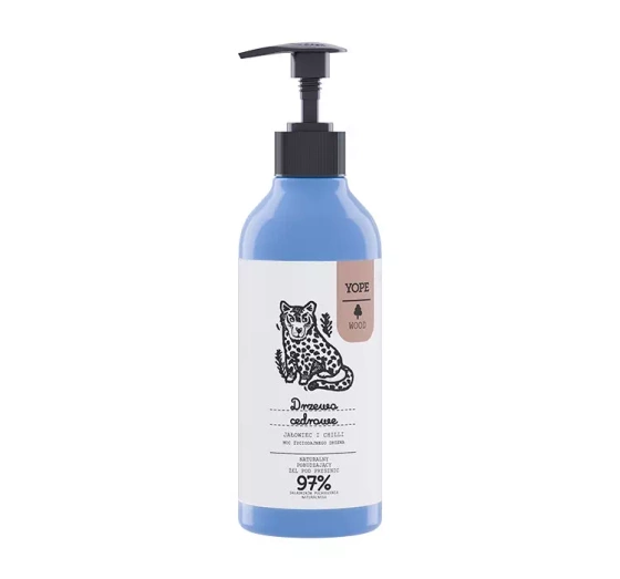 Yope Wood naturalny żel pod prysznic drzewo cedrowe 400ml