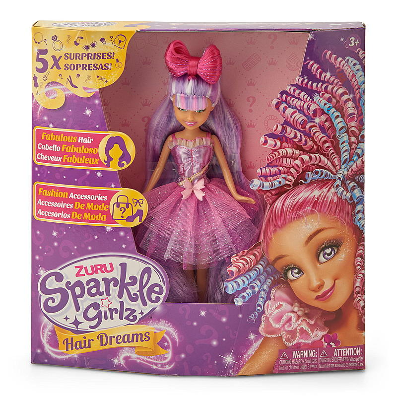 Chica brillante Sueños de cabello brillante
