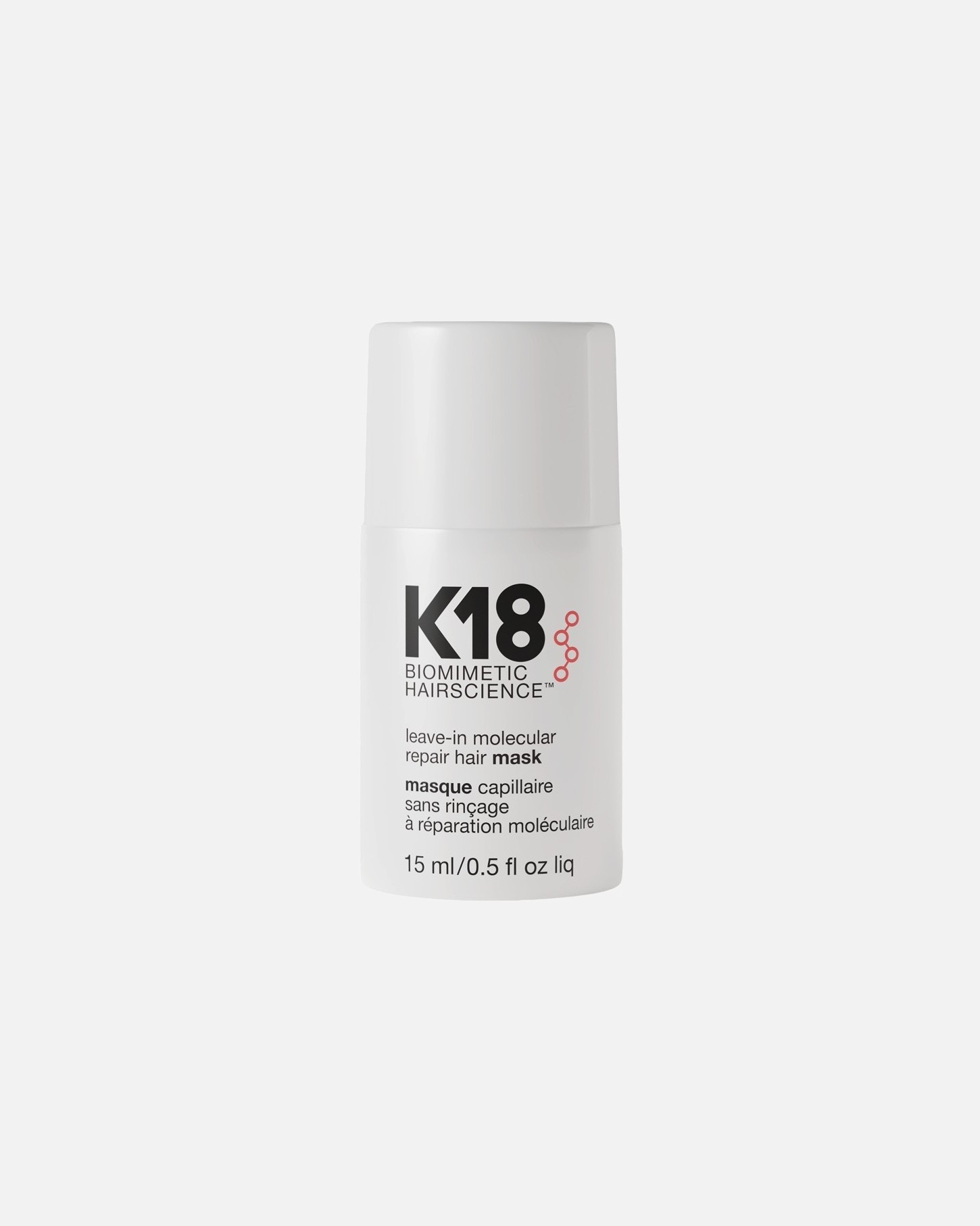 K18 Maska za lase brez izpiranja Molekularna obnova maske - 5 ml