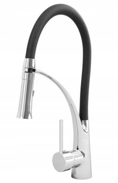 Bateria Nexo z syfonem prostokątnym chrom manual 1kom