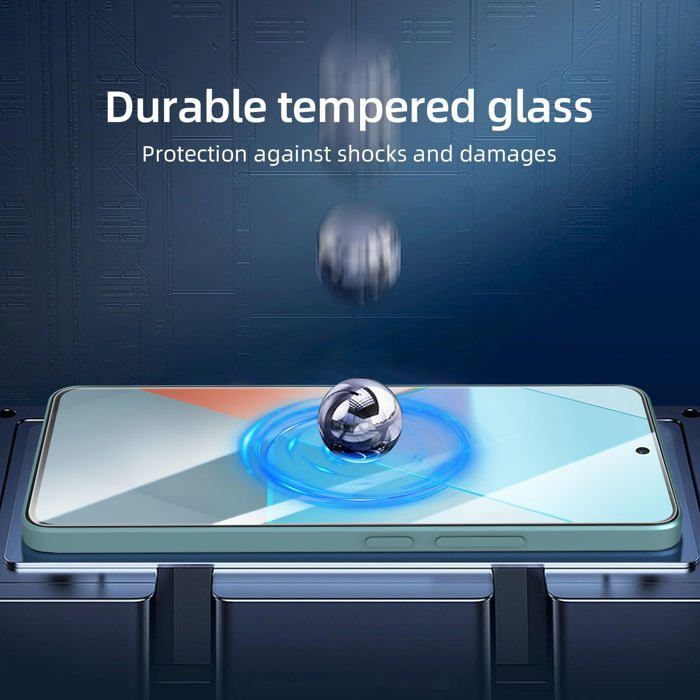 Lot de 3, Verre Trempé pour Xiaomi Redmi Note 13 Pro 5G/4G, Protection efficace contre les Rayures -Ultra Résistant