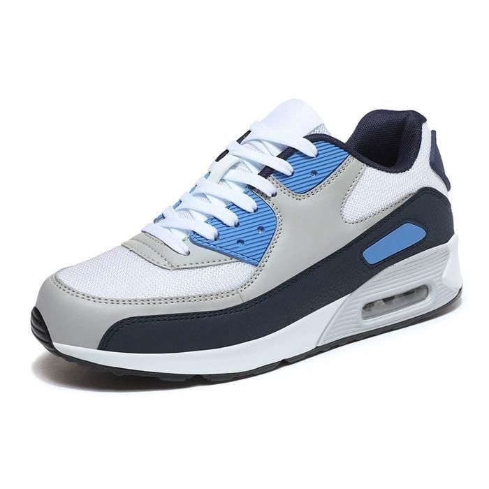 Basket Chaussure Homme Femme Blanc - FUNMOON - Vérifiez le tableau des tailles - Synthétique - Lacets - Adulte