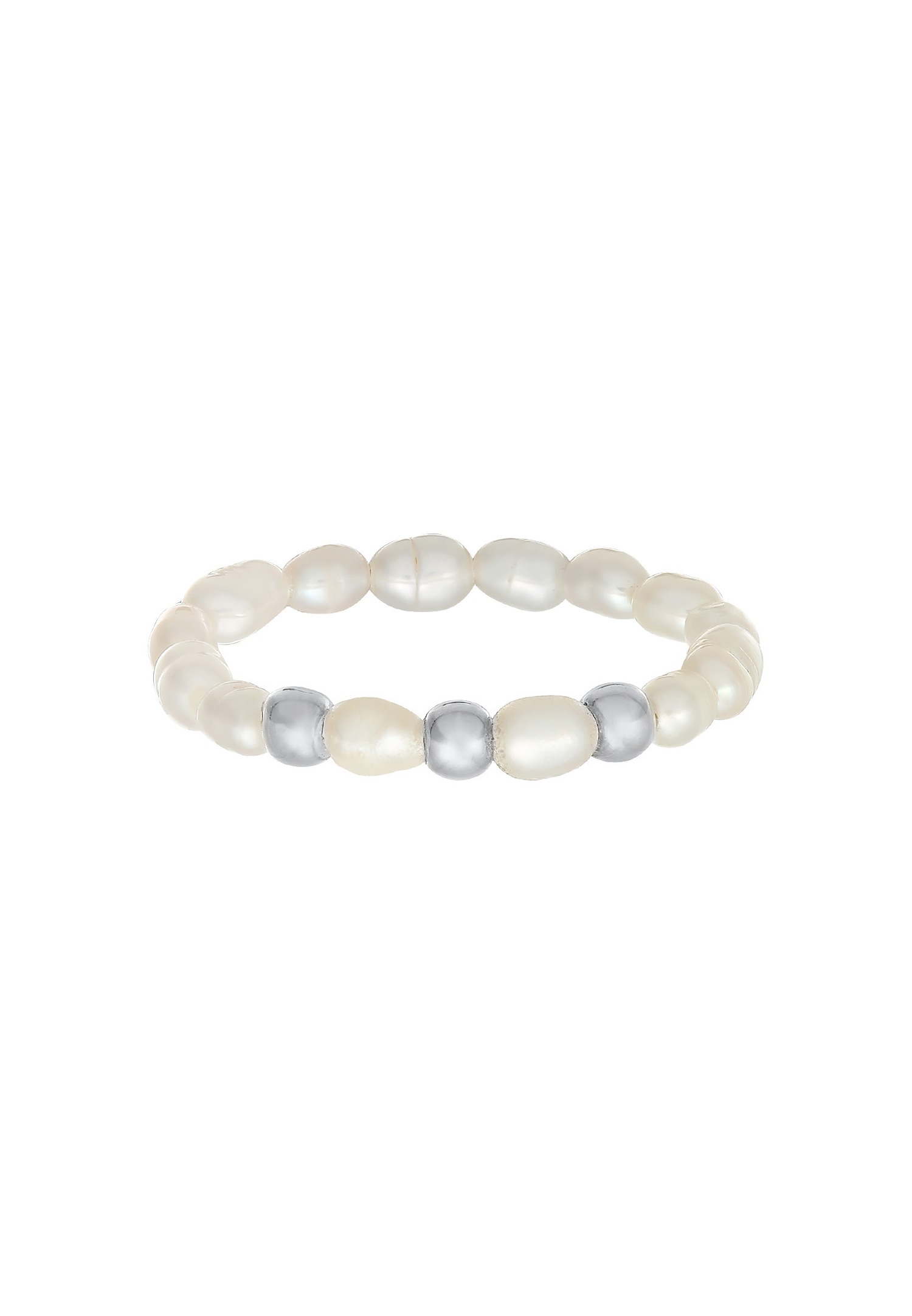 Elli Femmes Beads Tendance avec Perles de Culture d'Eau Douce en argent sterling 925 plaqué or