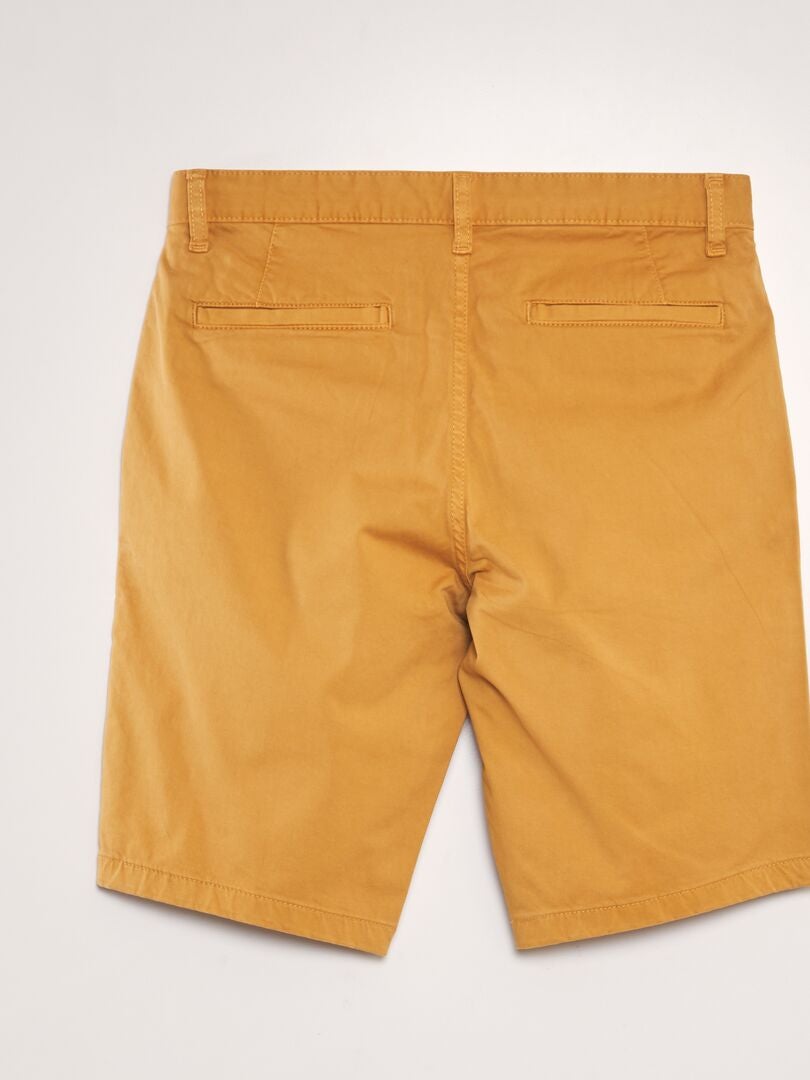 Szorty bermudy chino - żółte