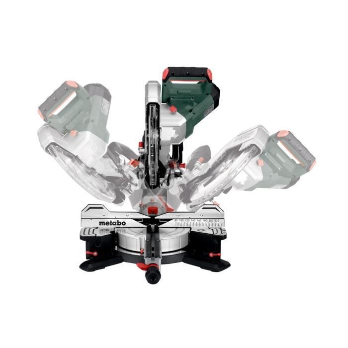 Scie à onglets radiale METABO KGS305M - Precision Cut Line LED - 613305000 - modèle 2023