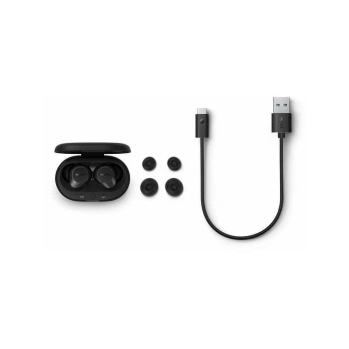 Auriculares inalámbricos - PHILIPS - TAT1209BK - Negros - Micrófono integrado - Batería de larga duración