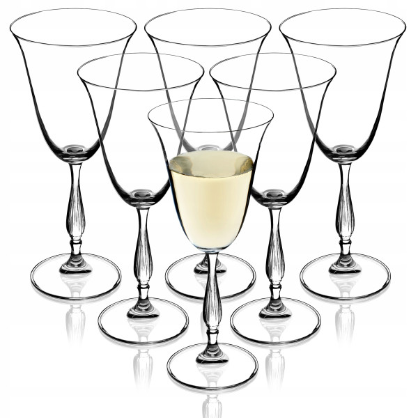 Kieliszki Do Wina Białego Czerwonego 6 szt 250 ml