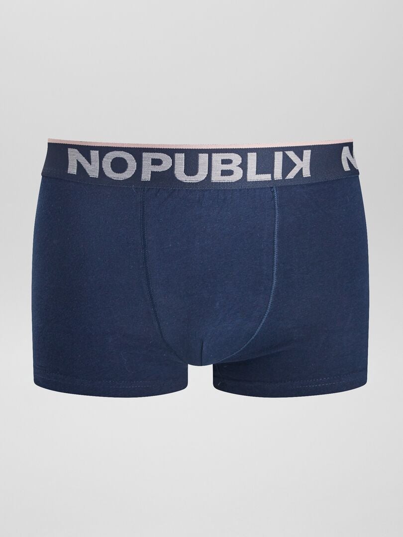 Set van 3 'No Publik' boxershorts - ROZE
