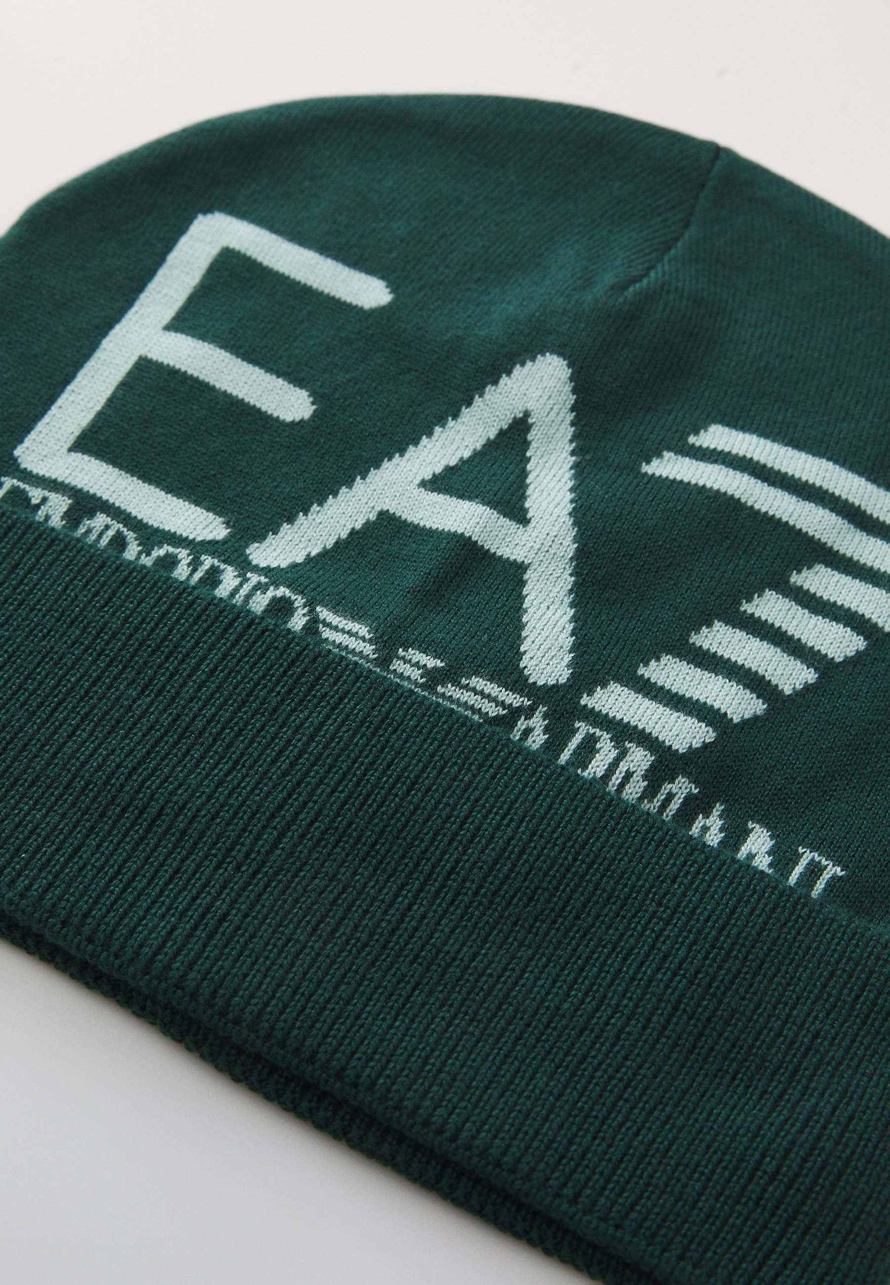 EA7 Emporio Armani MOUNTAIN VISIBILITY BEANIE UNISEX - Muts - ponderosa den/blauwe surf