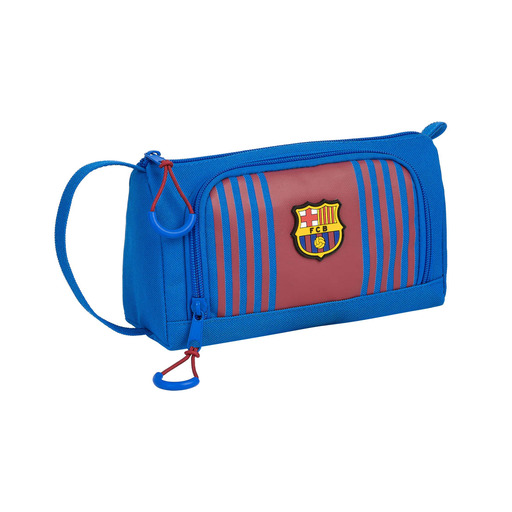 Estojo Safta com bolso dobrável, uniforme completo do FC Barcelona 1ª temporada 21/22, 200x85x110 mm