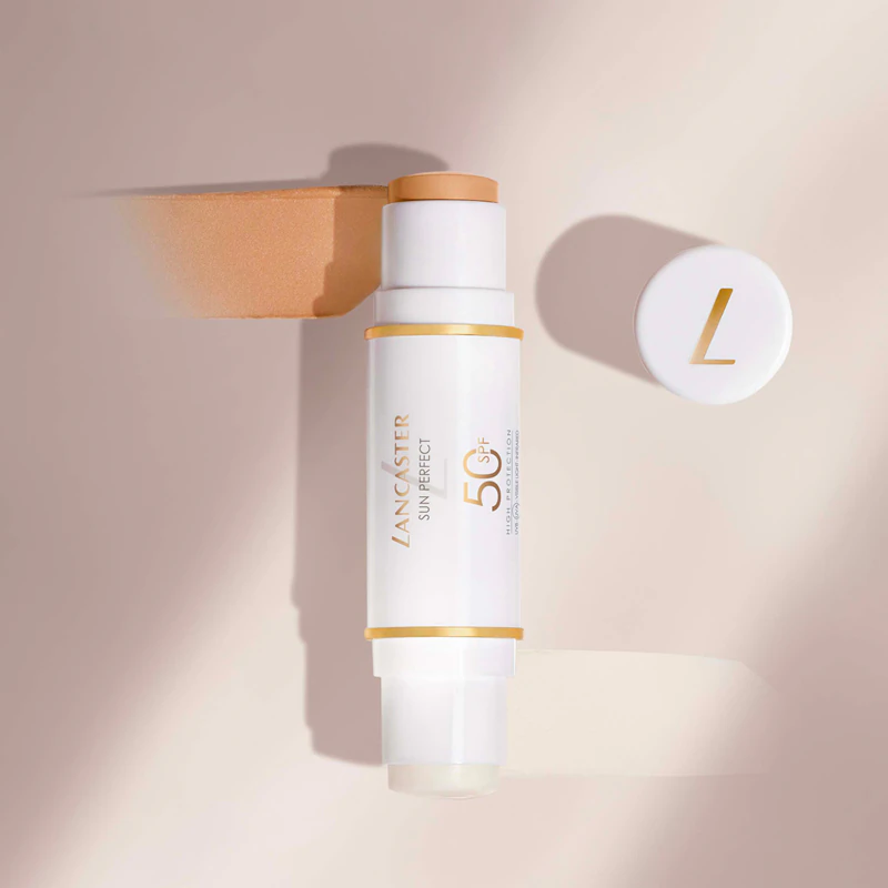 Base multifuncional em bastão Lancaster Sun Perfect Clear & Tinted Stick FPS 50
