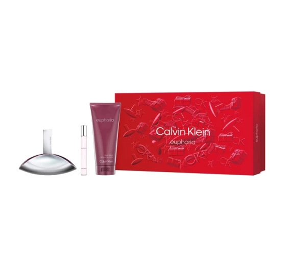Calvin Klein Euphoria Woman woda perfumowana spray 100 ml   10 ml   balsam do ciała 200 ml