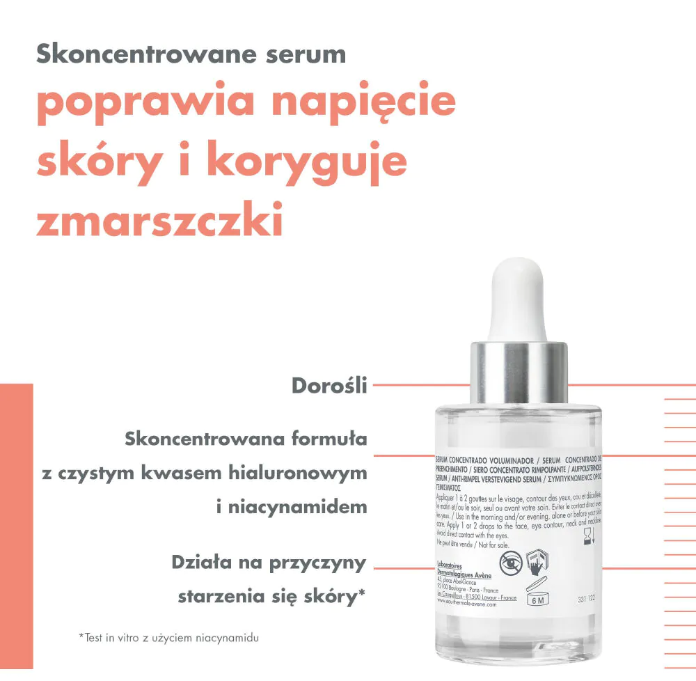 Avène Hyaluron Activ B3 Skoncentrowane serum wypełniające
