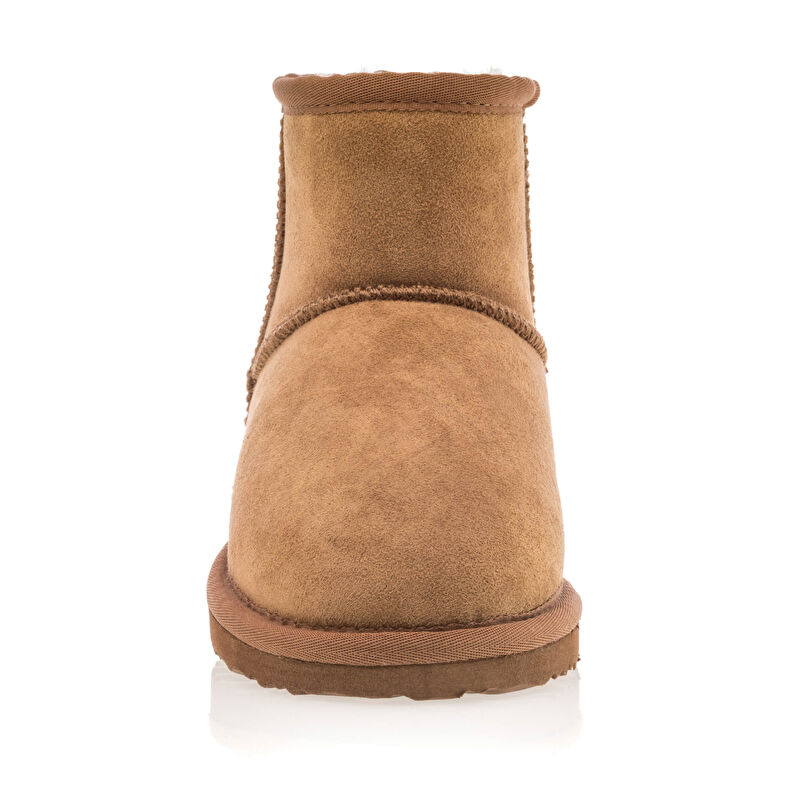 Brązowe buty dziewczęce / botki