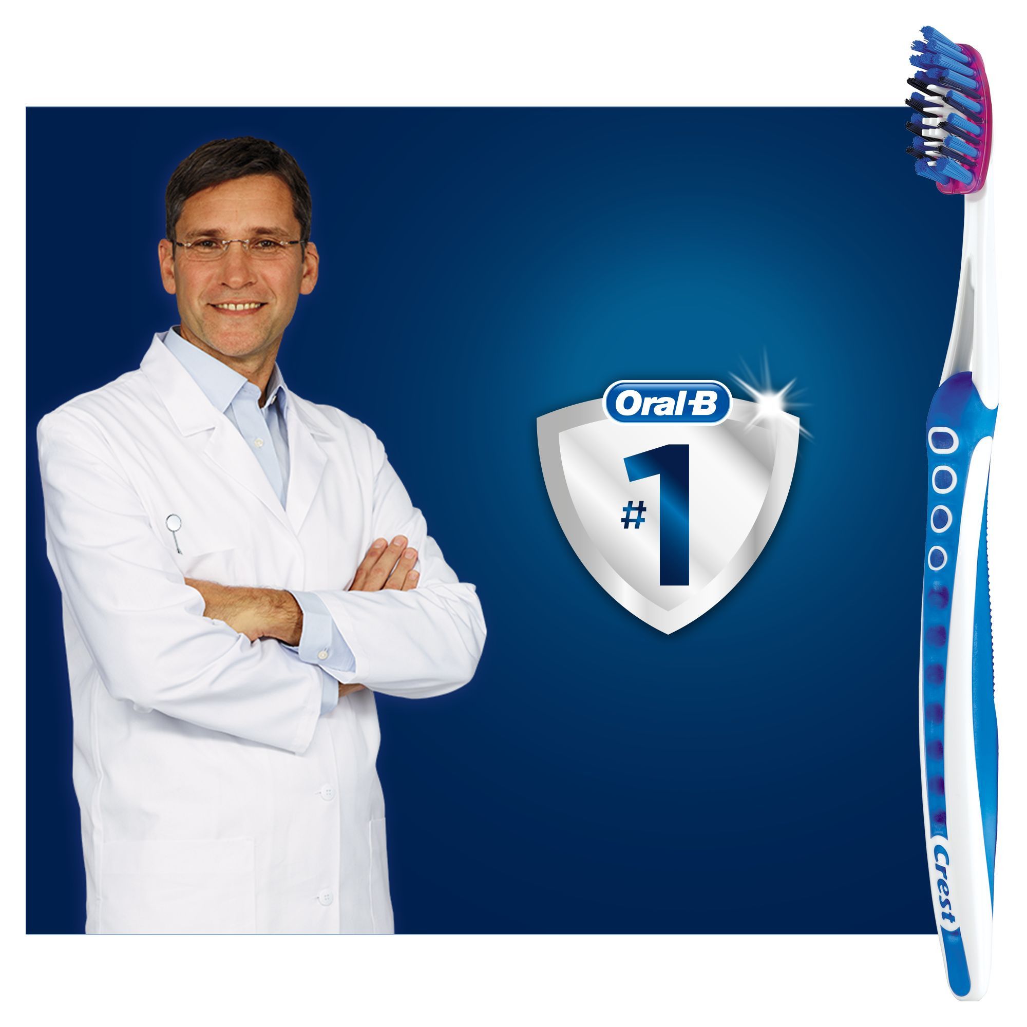 Pro-flex 3D balta zobu birste Zobu birstes