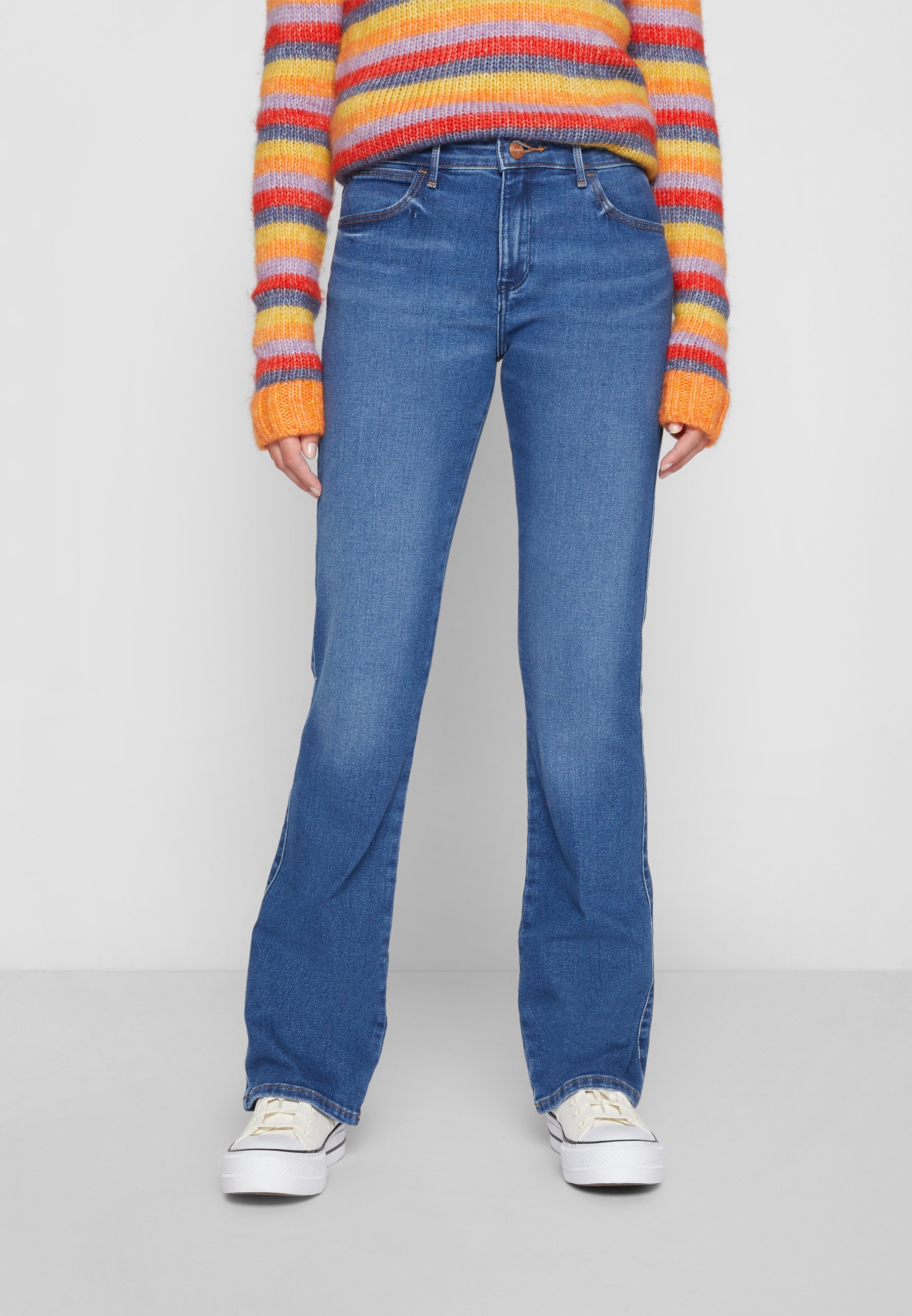 Wrangler BOOTCUT - Bootcut jeans - blauw