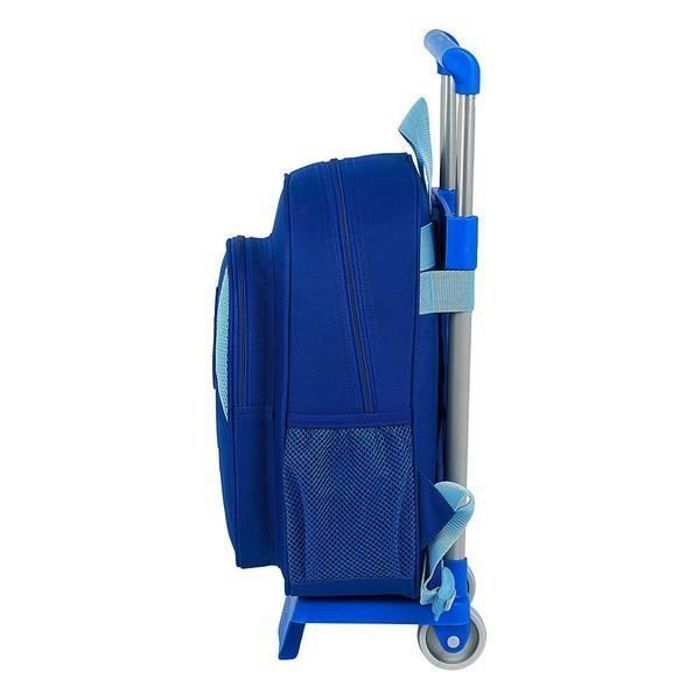 Cartable à roulettes - Real Zaragoza - 705 - Bleu - Bleu clair - Enfant