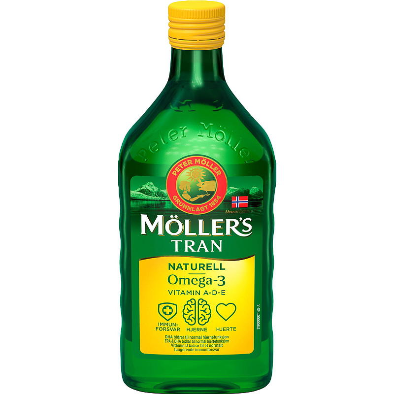 Möller's Möller's Torskelevertran 500 ml Naturlig