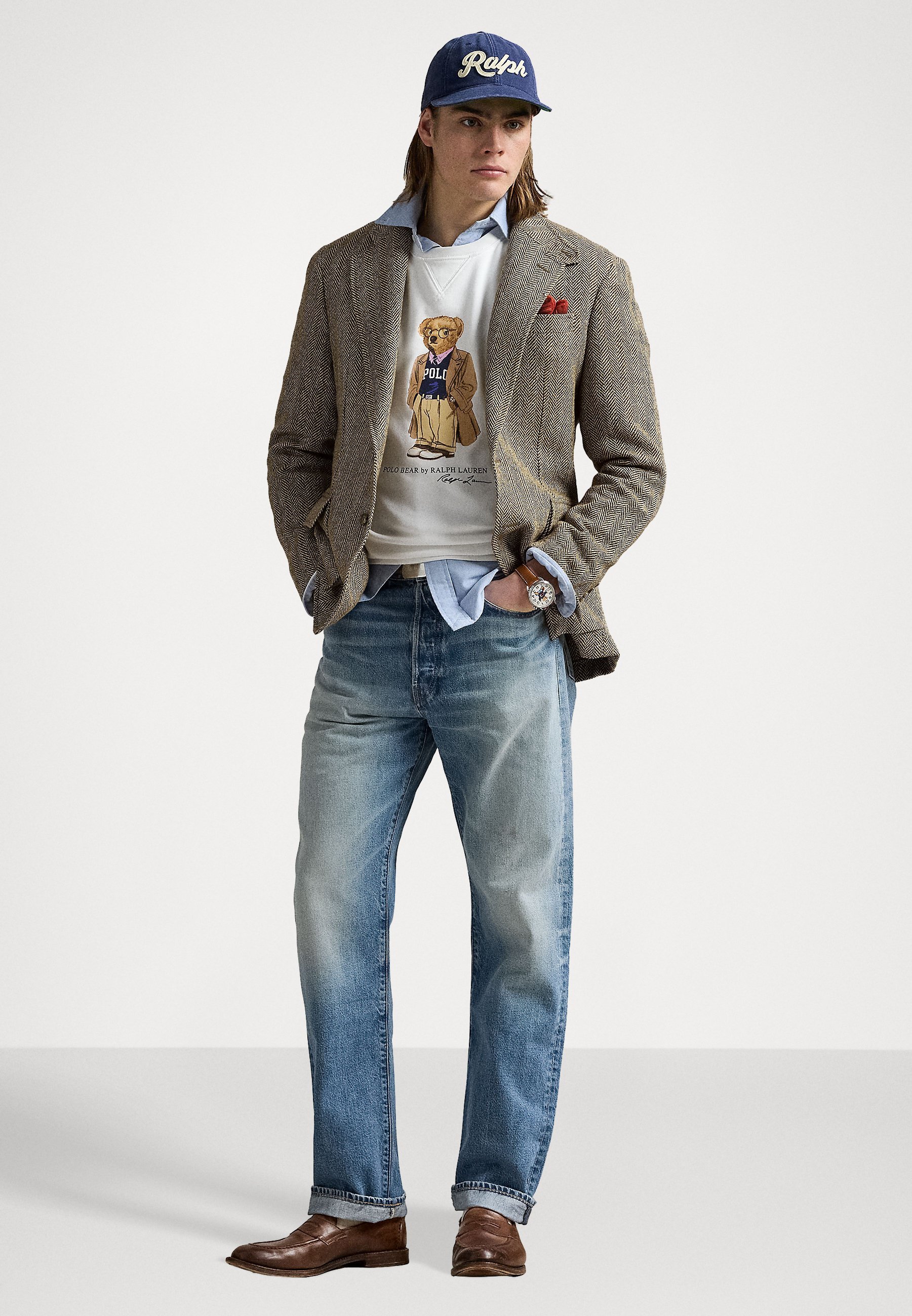 Polo Ralph Lauren sweatshirt met lange mouwen - wit