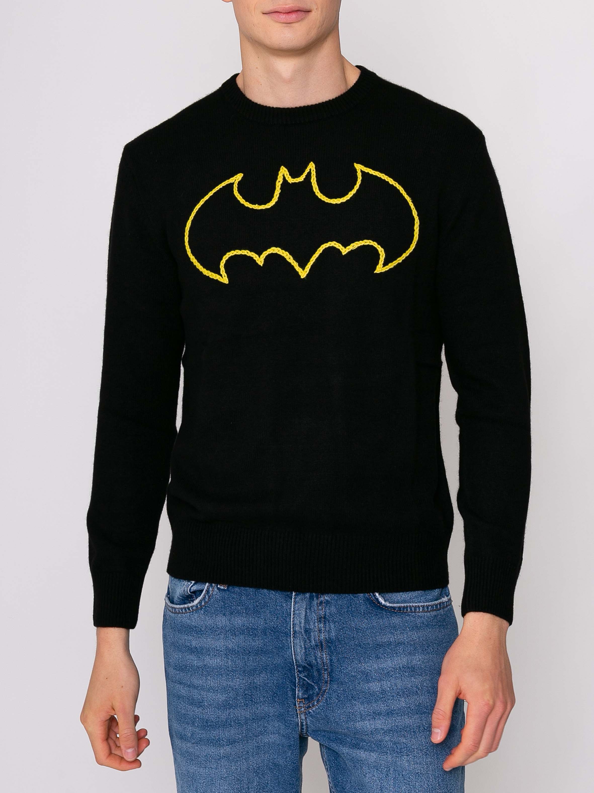 Zwarte herentrui met Batman-logo | Speciale editie van Warner Bros.