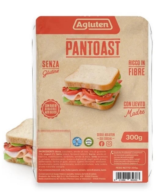 AGLUTEN Glutenfreies geschnittenes Weißbrot 300 g