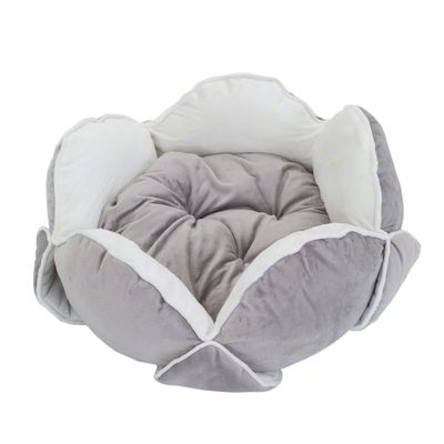 Blossom Kuschelbett – Weiß/Grau