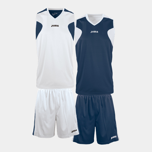 Ensemble réversible Joma bleu marine et blanc