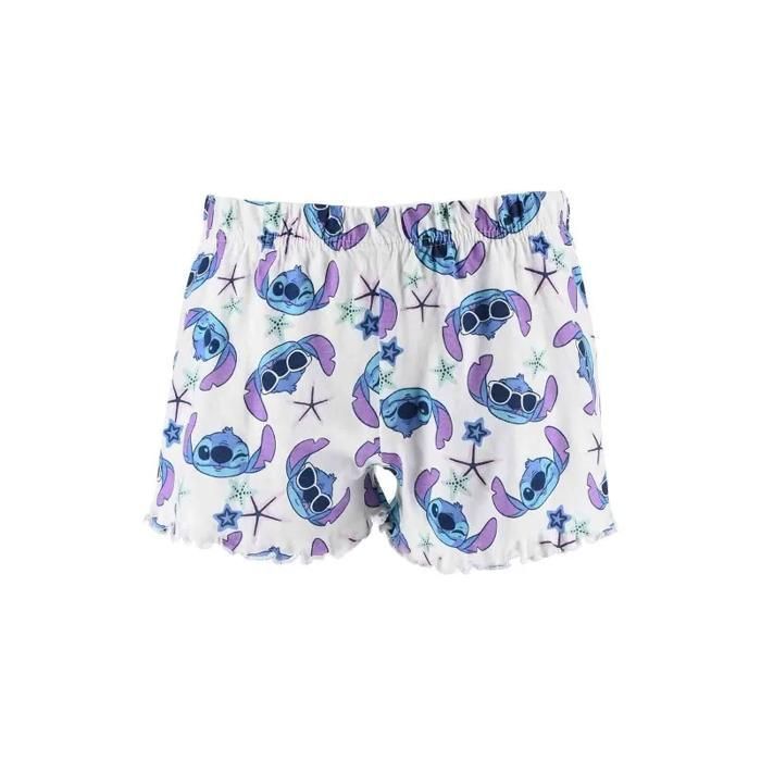 Pijama corto de algodón para niña 