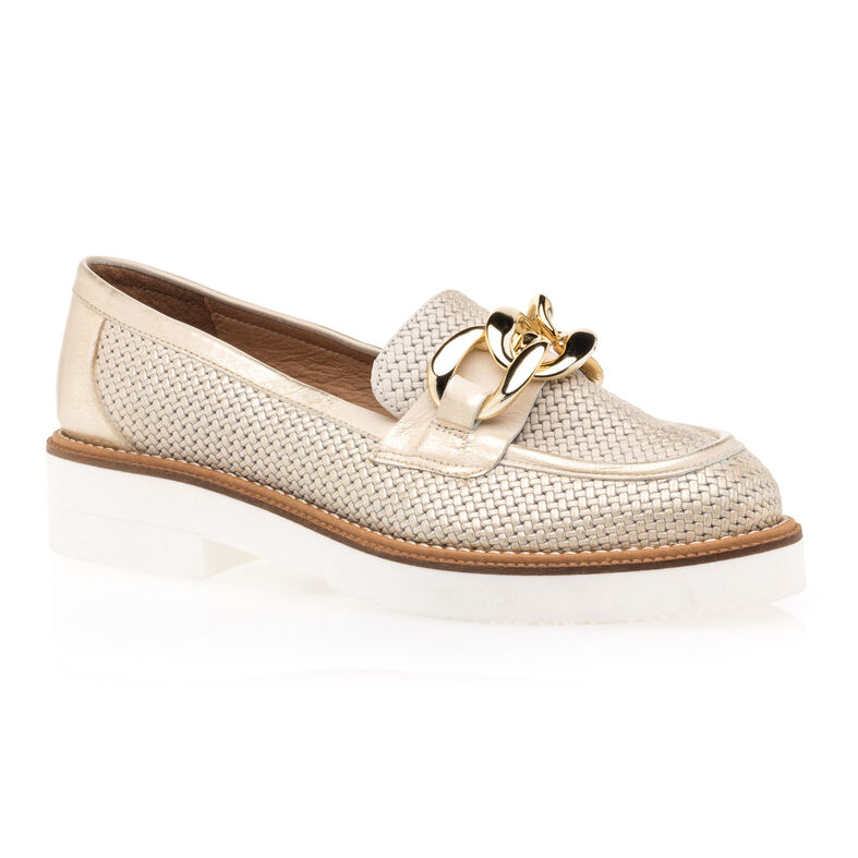 Żółte mokasyny/buty żeglarskie damskie