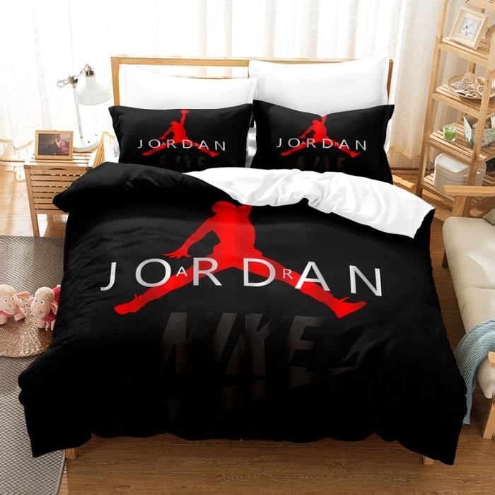 Housse de Couette 3D Basketball - Basket 89 - Noir - 220x240cm - Synthétique