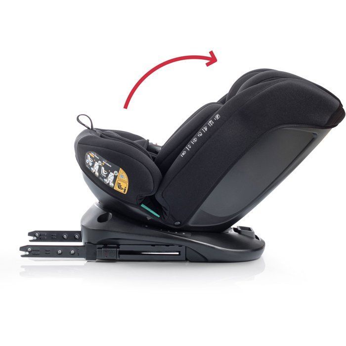 Bilbarnstol - BABYAUTO - Garaia Vivitta - Grupp 0/1/2/3 - 40/150 cm - Isofix + Top Tether - Vridbar - Liggbar - Svart
