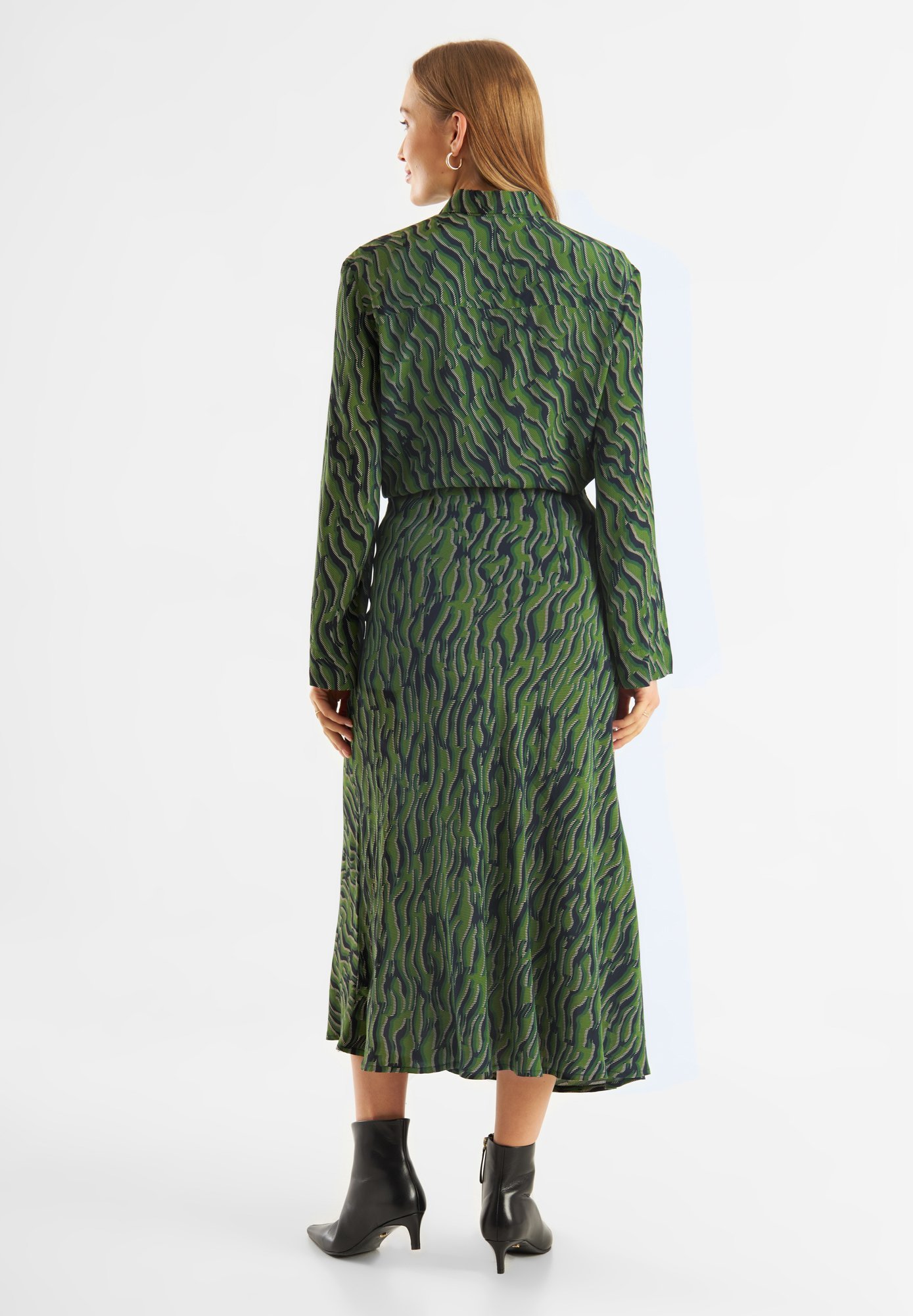 Jascha Stockholm PRINTED FANCY - A-lijn rok - groen