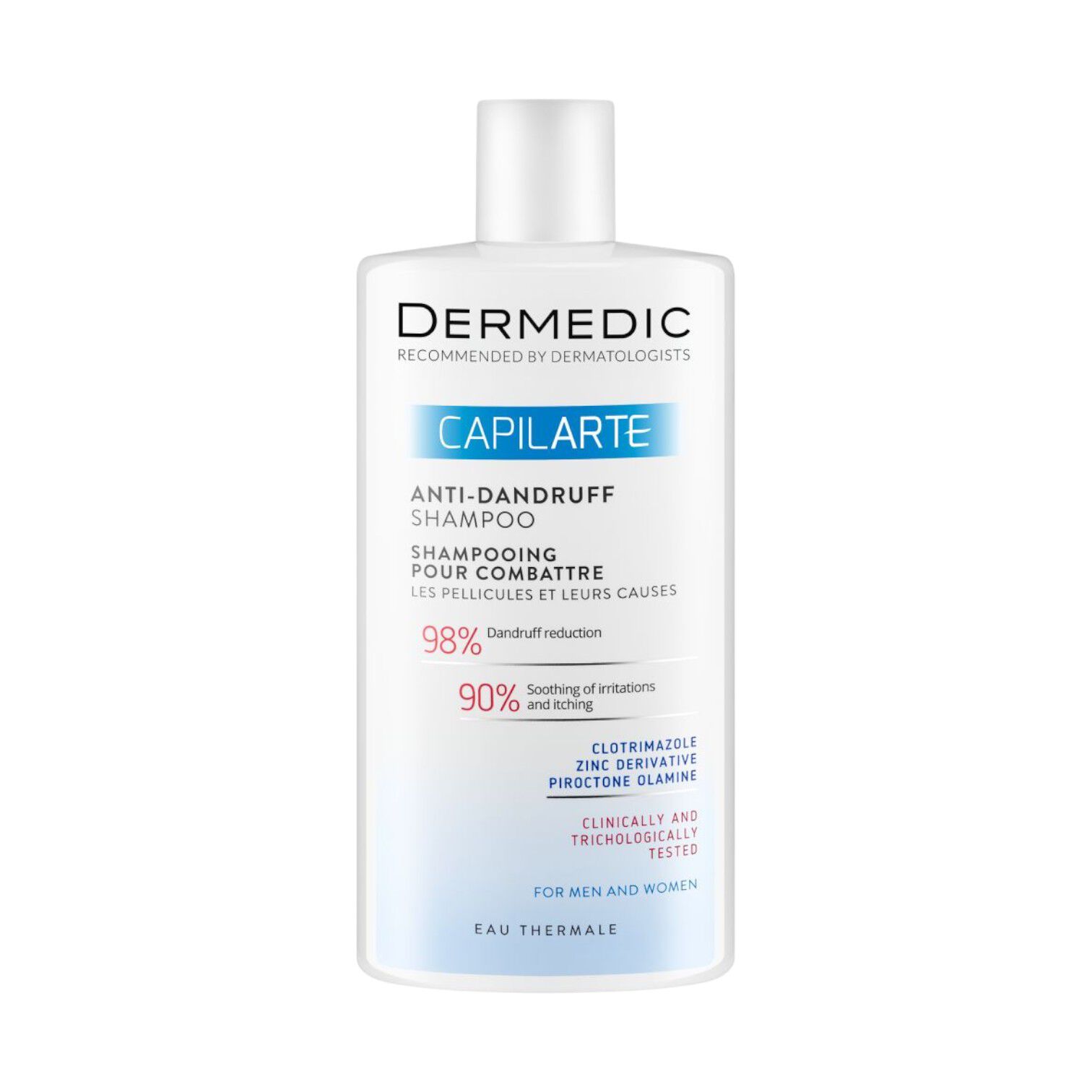 Shampoo Dermedic contra caspa e suas causas 300ml Capilarte