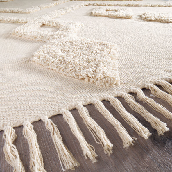 Makramée-tæppe 120 x 180 cm