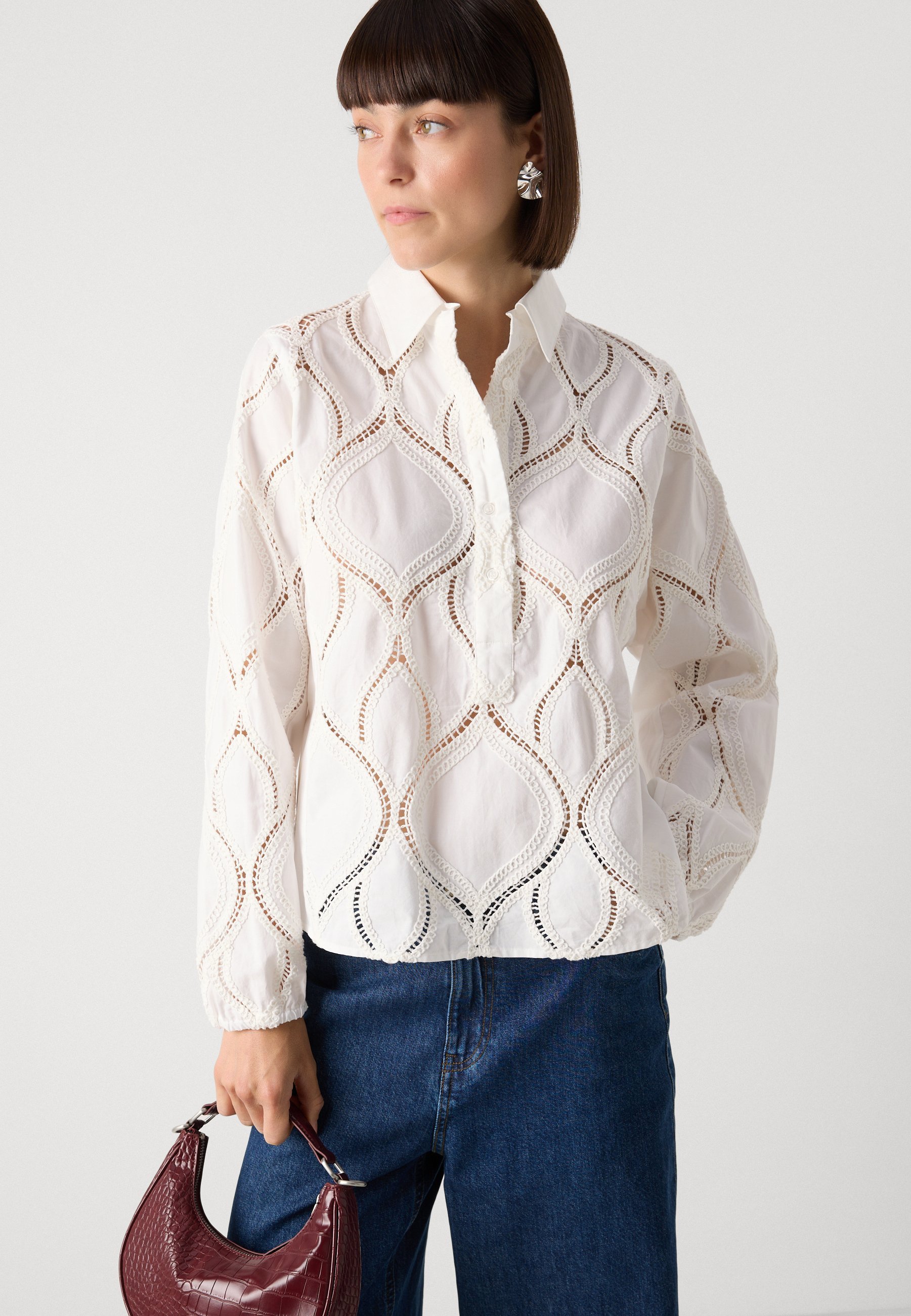 Mos Mosh CAMINNO SHIRT - Blouse - ecru